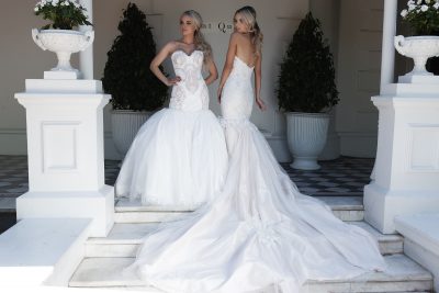 Long Detail Train Wedding Dress