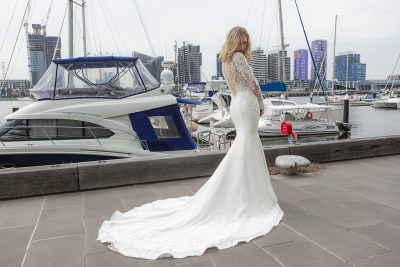 2024 Sheer Back Wedding Dress Melbourne