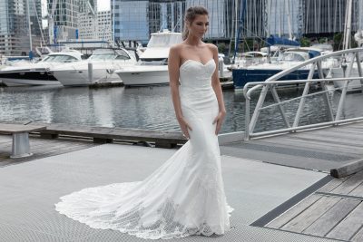 Long train Wedding dress Melbourne 2024