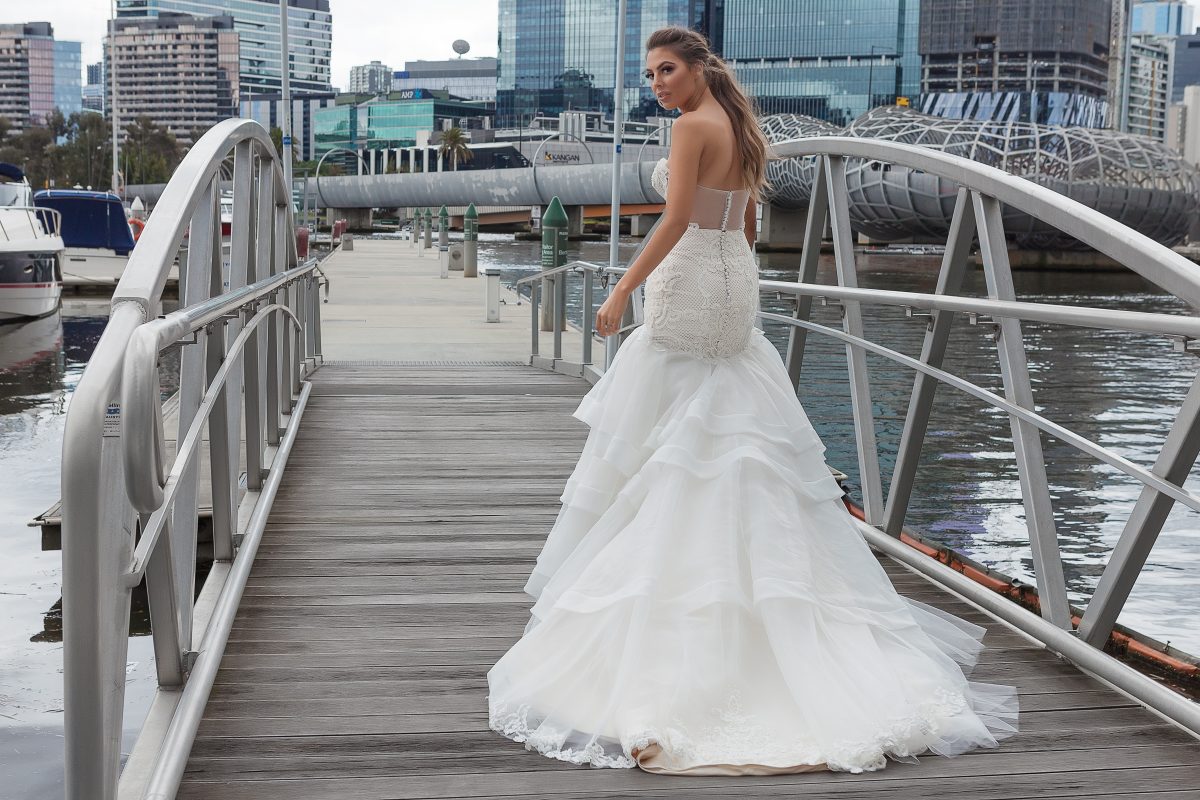 Illusion back wedding dress 2021 Melbourne