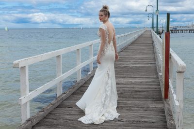 2024 Fitted sleek Style wedding Dress Melbourne