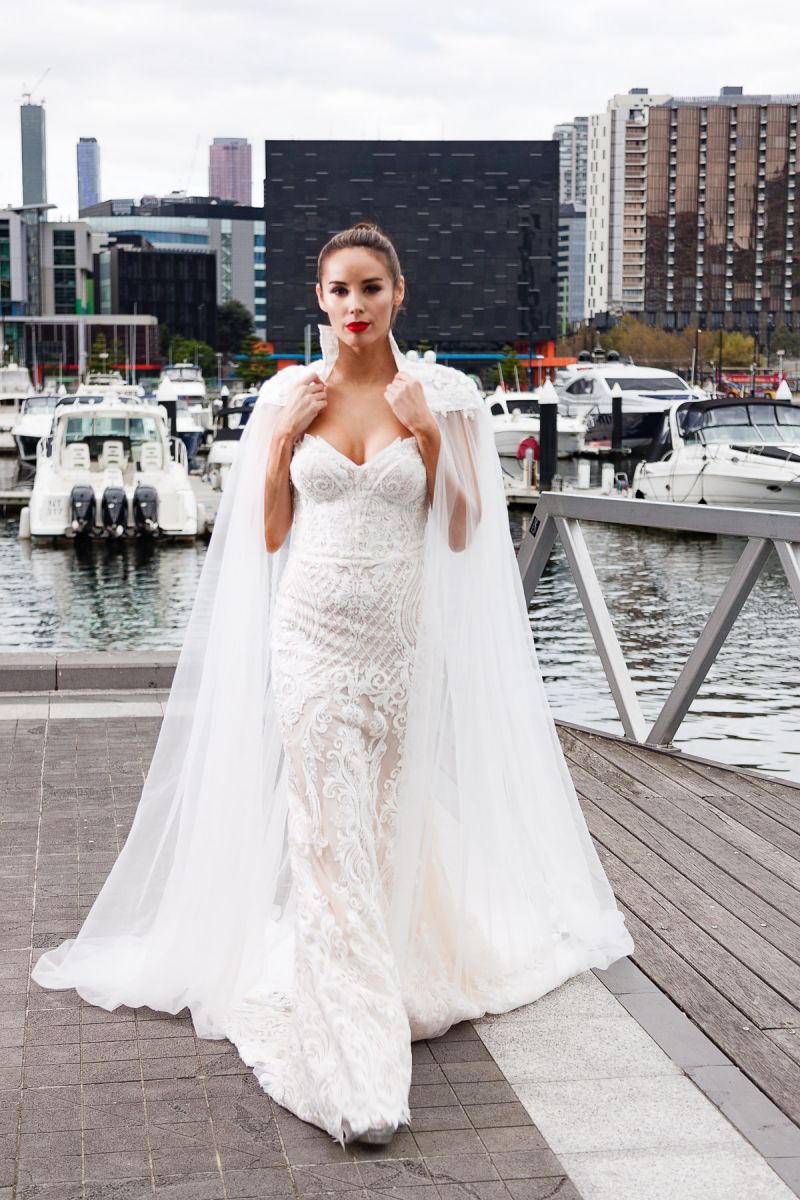 2022 Hand beaded wedding gown Melbourne