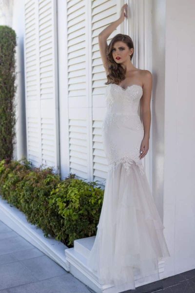Elle - Couture Collection - Organza Ruffle Skirt Wedding Dress