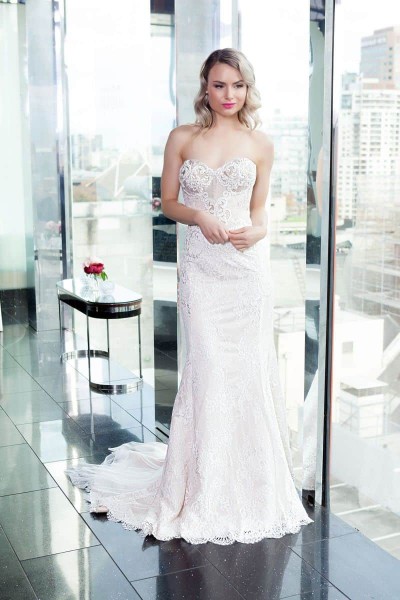 Sleek Lux Lace Couture Wedding Dress Melbourne Sleek Couture Wedding Dress Melbourne