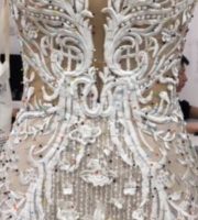 dding gown being made 3