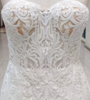 custom Beaded wedding gown Melbourne custom Beaded wedding gown Melbourne