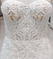 custom Beaded wedding gown Melbourne
