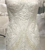 Hand beaded pearl and crystal Wedding Gown Hand beaded pearl and crystal Wedding Gown